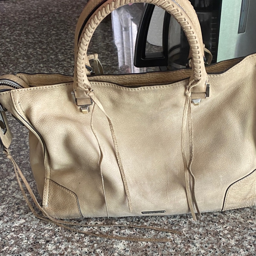 Rebecca Minkoff Beige Leather Satchel